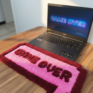 Game Over klavye halısı